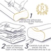 image:imageMemory Foam Pillow Cervical Pillow 4Layer Queen Contour Pillow Side Sleeper Neck Support Pillow for Neck Pain CertiPURUSExtra Queen 24 x 14 x 65 2Pack