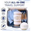 image:imageMemory Foam Pillow Cervical Pillow 4Layer Queen Contour Pillow Side Sleeper Neck Support Pillow for Neck Pain CertiPURUSTravel 18 x 12 x 5 2Pack