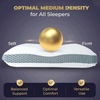 image:imageMemory Foam Pillow Cervical Pillow 4Layer Queen Contour Pillow Side Sleeper Neck Support Pillow for Neck Pain CertiPURUSValue King  31 x 14 x 51