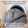 image:imageRoyal Therapy King Size Comforter Cooling Down Alternative Duvet Insert White Lightweight King Comforter for All SeasonsGrey