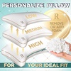 image:imageRoyal Therapy Queen 2Pack Memory Foam Pillow Adjustable Shredded OdorFree CutOut Bed Pillow for Neck amp Shoulder Pain Relief Breathable Support for Back Stomach Side Sleepers BioFormBioForm Shredded