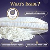 image:imageRoyal Therapy Queen 2Pack Memory Foam Pillow Adjustable Shredded OdorFree CutOut Bed Pillow for Neck amp Shoulder Pain Relief Breathable Support for Back Stomach Side Sleepers BioFormBioForm Shredded