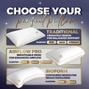 image:imageRoyal Therapy Queen 2Pack Memory Foam Pillow Adjustable Shredded OdorFree CutOut Bed Pillow for Neck amp Shoulder Pain Relief Breathable Support for Back Stomach Side Sleepers BioFormTraditional Shredded