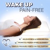 image:imageRoyal Therapy Queen 2Pack Memory Foam Pillow Adjustable Shredded OdorFree CutOut Bed Pillow for Neck amp Shoulder Pain Relief Breathable Support for Back Stomach Side Sleepers BioFormAirFlowPRO Shredded