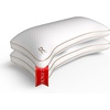image:imageRoyal Therapy Queen 2Pack Memory Foam Pillow Adjustable Shredded OdorFree CutOut Bed Pillow for Neck amp Shoulder Pain Relief Breathable Support for Back Stomach Side Sleepers BioFormBioForm Shredded