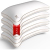 image:imageRoyal Therapy Queen 2Pack Memory Foam Pillow Adjustable Shredded OdorFree CutOut Bed Pillow for Neck amp Shoulder Pain Relief Breathable Support for Back Stomach Side Sleepers BioFormBioForm Shredded