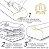 image:imageRoyal Therapy Travel Memory Foam Cervical Pillow  Contour Pillow for Neck and Shoulder PainExtra King  31 x 14 x 65