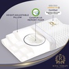 image:imageRoyal Therapy Travel Memory Foam Cervical Pillow  Contour Pillow for Neck and Shoulder PainQueen 24 x 14 x 5 9pack