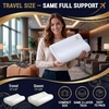 image:imageRoyal Therapy Travel Memory Foam Cervical Pillow  Contour Pillow for Neck and Shoulder PainTravel 18 x 12 x 5 2pack