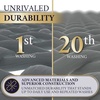 image:imageRoyal Therapy Twin Sheet Set 100 Cotton 1000 Thread Count Fitted Bed Sheets 17Inch Deep Pockets Grey Bedding SetGray