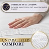 image:imageRoyal Therapy Twin Sheet Set 100 Cotton 1000 Thread Count Fitted Bed Sheets 17Inch Deep Pockets Grey Bedding SetWhite