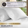 image:imageRoyal Therapy Twin Sheet Set 100 Cotton 1000 Thread Count Fitted Bed Sheets 17Inch Deep Pockets Grey Bedding SetWhite
