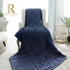 image:imageRoyal Therapy Weighted Blanket  Heavy 100 Cotton Blankets with Premium Glass Beads 60x80 25lbs Prussian Blue Suitable for One Person 250lb  Use on QueenKing BedPrussian Blue