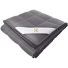 image:imageRoyal Therapy Weighted Blanket  Heavy 100 Cotton Blankets with Premium Glass Beads 60x80 25lbs Prussian Blue Suitable for One Person 250lb  Use on QueenKing BedRoyal Grey