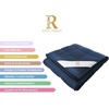 image:imageRoyal Therapy Weighted Blanket  Heavy 100 Cotton Blankets with Premium Glass Beads 60x80 25lbs Prussian Blue Suitable for One Person 250lb  Use on QueenKing BedPrussian Blue