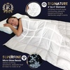 image:imageRoyal Therapy Weighted Blanket  Heavy 100 Cotton Blankets with Premium Glass Beads 60x80 25lbs Prussian Blue Suitable for One Person 250lb  Use on QueenKing BedAquamarine