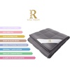 image:imageRoyal Therapy Weighted Blanket  Heavy 100 Cotton Blankets with Premium Glass Beads 60x80 25lbs Prussian Blue Suitable for One Person 250lb  Use on QueenKing BedRoyal Grey