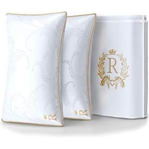 image:imageRoyal Therapy KingSize Professional Hotel Pillow Pack of 1  A Set of Premium Plush Gel Microfiber Down Alternative Hypoallergenic Bed Pillows for Your Bedroom  Side Stomach amp Back SleepersDown Alternative