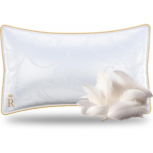 image:imageRoyal Therapy KingSize Professional Hotel Pillow Pack of 1  A Set of Premium Plush Gel Microfiber Down Alternative Hypoallergenic Bed Pillows for Your Bedroom  Side Stomach amp Back SleepersGoose Down