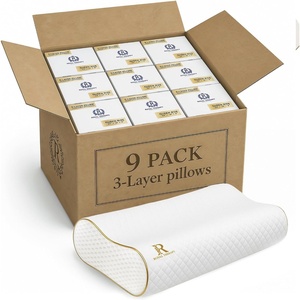 image:imageRoyal Therapy Travel Memory Foam Cervical Pillow  Contour Pillow for Neck and Shoulder PainQueen 24 x 14 x 5 9pack
