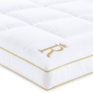 image:imageTwin Size Mattress Topper  823 Inches Deep Pocket 400 TC Cotton Extra Thick Mattress Topper Soft Mattress Down Alternative Fill Cover Cooling Overfilled 1400GSM Mattress Pad