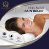 image:imageRoyal Therapy Memory Foam Pillow Queen Pain Relief Neck and Shoulder Pain Side Sleeper Pillow Cervical Neck SleepingQueen 24 x 14 x 5 2pack