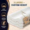 image:imageRoyal Therapy Memory Foam Pillow Queen Pain Relief Neck and Shoulder Pain Side Sleeper Pillow Cervical Neck SleepingTravel 18 x 12 x 5 2pack